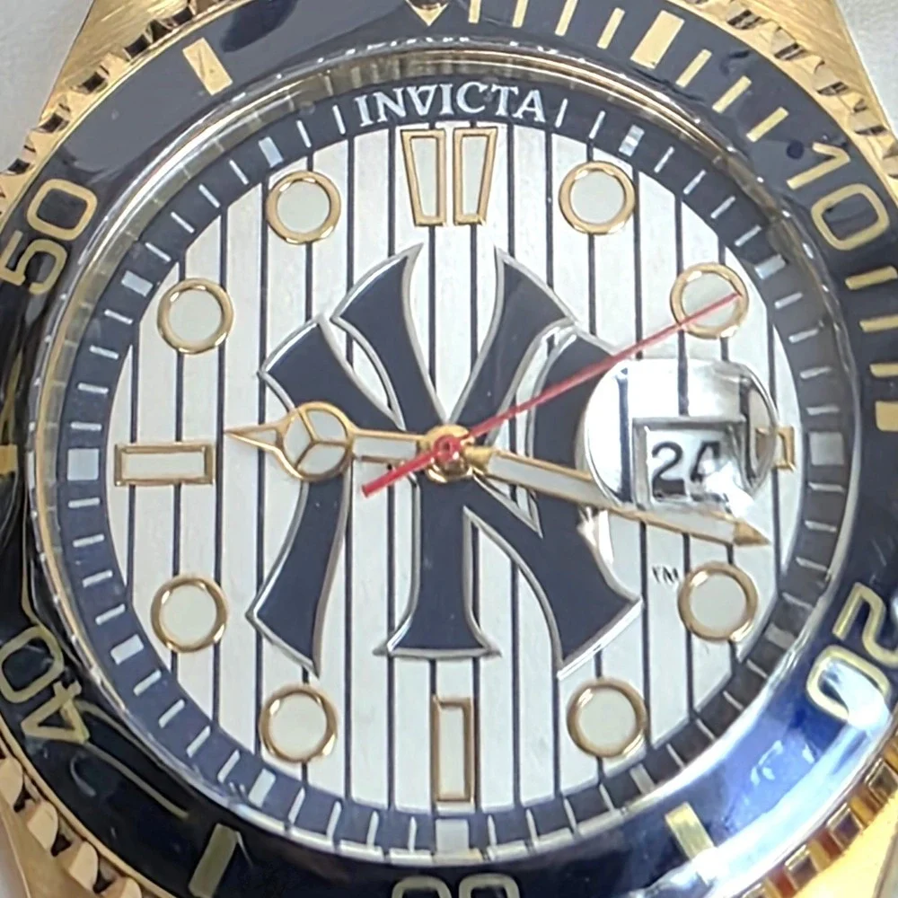 NEW Invicta Pro Diver New York Edition Men's Watch‎ - 43mm, Gold (49858) #1052